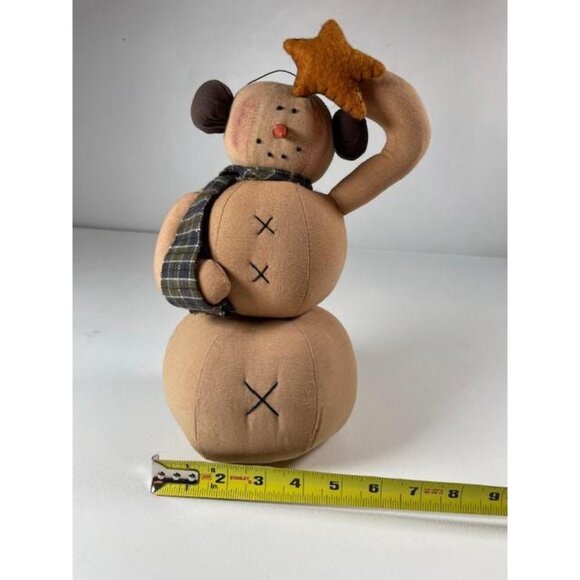 Vintage Honey and Me Snowman with Star Holiday Decor - Picture 6 of 6